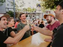 Enjoyment, Group, Hiking, Wine