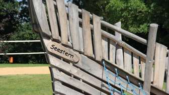 Pirate ship, Münsterlingen swimming pool and playground